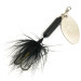 Yakima Bait Worden’s Original Rooster Tail, нікель/чорний, 4,7 г, блешня оберталка (вертушка) #6374