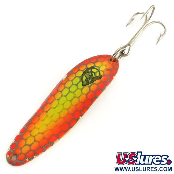 Eppinger Dardevle Cop-E-Cat 7300 UV (світиться в ультрафіолеті), жовтий/помаранчевий/нікель, 10 г, блесна коливалка (колебалка) #6377