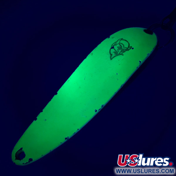 Eppinger Dardevle Cop-E-Cat 7400 UV (світиться в ультрафіолеті), жовтий/зелений/нікель, 14 г, блесна коливалка (колебалка) #6379