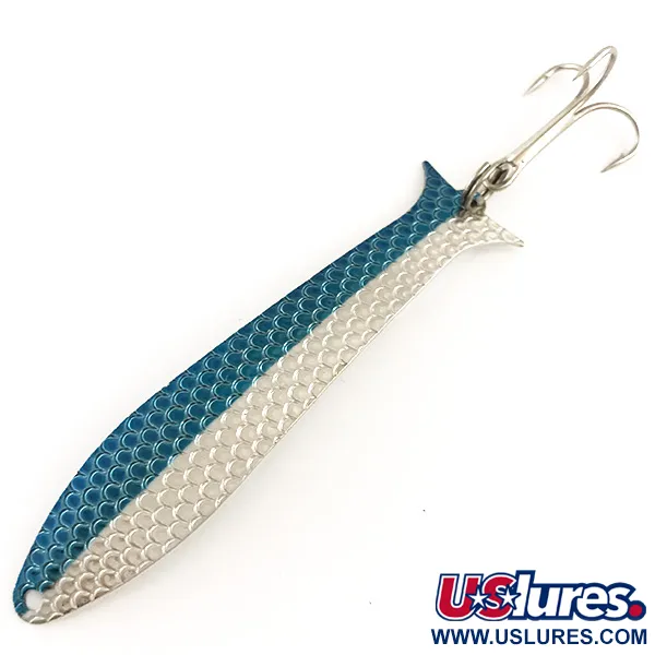 Acme Flash-King Wobbler, карбований нікель/синій, 7 г, блесна коливалка (колебалка) #6380