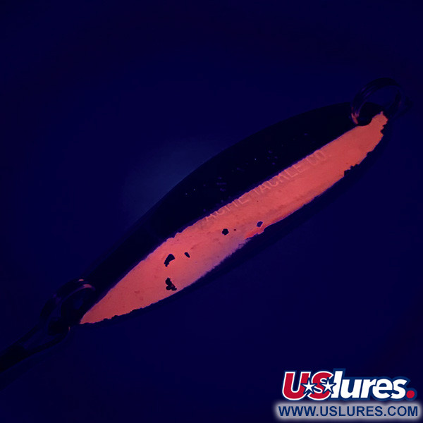 Acme Kastmaster UV (світиться в ультрафіолеті), нікель/помаранчевий, 10,5 г, блесна коливалка (колебалка) #6392