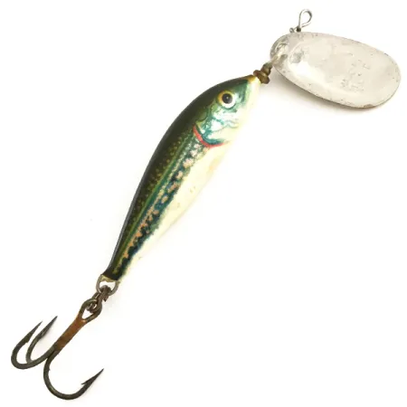 Blue Fox Vibrax Minnow Spin 2, срібло/форель, 7 г, блешня оберталка (вертушка) #6410