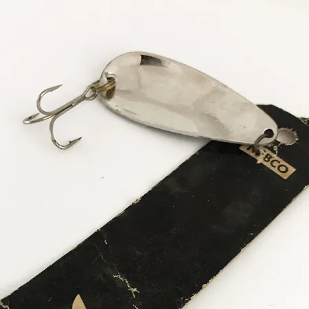 Nebco FlashBait 266, білий/чорний/нікель, 10 г, блесна коливалка (колебалка) #6421