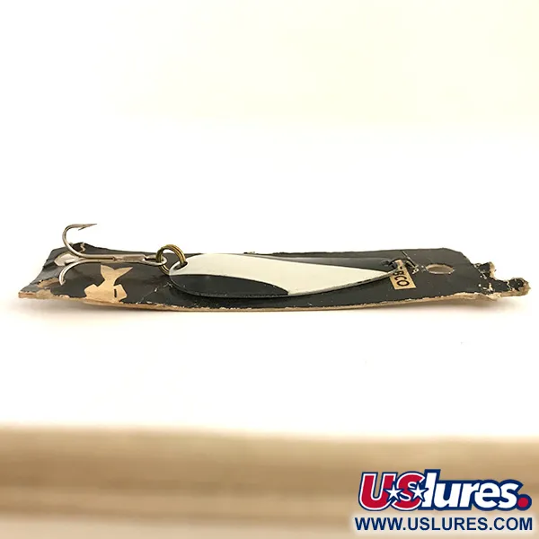  Nebco FlashBait 266, білий/чорний/нікель, 10 г, блесна коливалка (колебалка) #6421