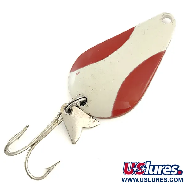 Acme K.O. Wobbler, червоний/білий/нікель, 14 г, блесна коливалка (колебалка) #6425