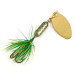 Yakima Bait Worden’s Original Rooster Tail, золото/зелений, 1,77 г, блешня оберталка (вертушка) #6429