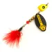  Mepps Lusox 2​, чорний/жовтий/червоний, 17 г, до рибалки #6439