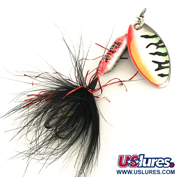 Yakima Bait Worden’s Original Rooster Tail UV (світиться в ультрафіолеті), райдужний окунь, 2,6 г, блешня оберталка (вертушка) #6451