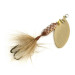Yakima Bait Worden’s Original Rooster Tail, золото/коричневий, 1,77 г, блешня оберталка (вертушка) #6453