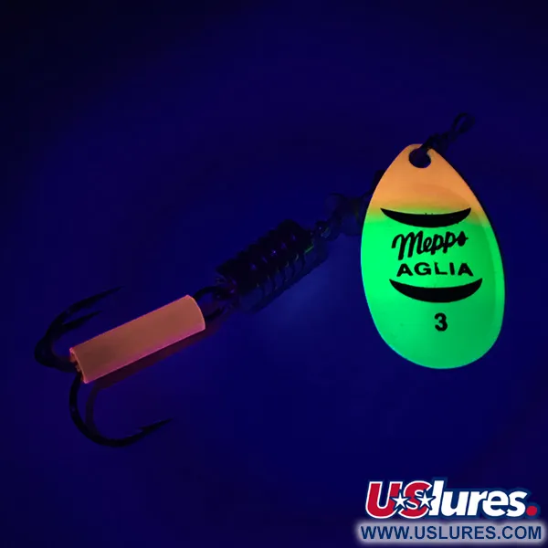 Mepps Aglia 3 Fluo UV (світиться в ультрафіолеті)