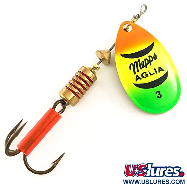 Mepps Aglia 3 Fluo UV (світиться в ультрафіолеті)