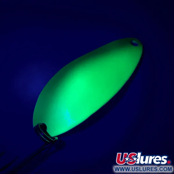 Seneca Little Cleo (Hula Girl, UV - світиться в ультрафіолеті), жовтий/зелений/нікель, 10 г, блесна коливалка (колебалка) #6463