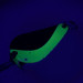 Acme K.O. Wobbler UV (світиться в ультрафіолеті), нікель/зелений, 14 г, блесна коливалка (колебалка) #6465