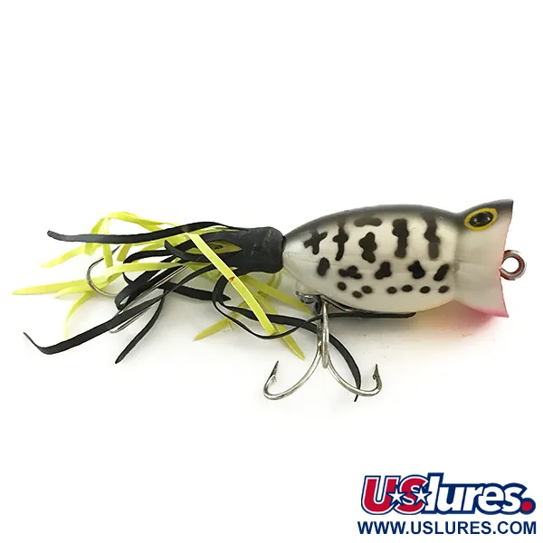  Fred Arbogast Hula Popper, білий леопард/червоний, 8 г, воблер #6476