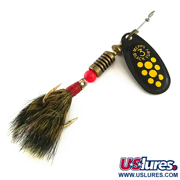 Mepps Black Fury 3 Dressed (з хвосту білки)