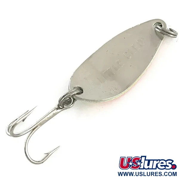 Seneca Little Cleo UV (світиться в ультрафіолеті), Fire Tiger/нікель, 4 г, блесна коливалка (колебалка) #6497