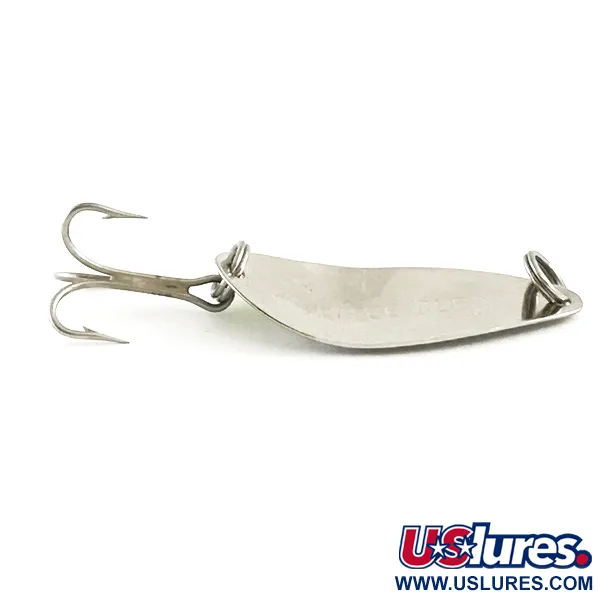 Seneca Little Cleo UV (світиться в ультрафіолеті), нікель/зелений, 1,8 г, блесна коливалка (колебалка) #6499