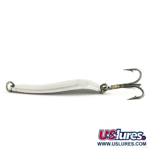 Luhr Jensen Krocodile DIE #4, нікель, 21 г, блесна коливалка (колебалка) #6504