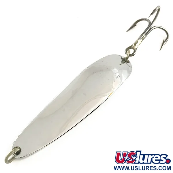 Luhr Jensen Krocodile DIE #4, нікель, 21 г, блесна коливалка (колебалка) #6504