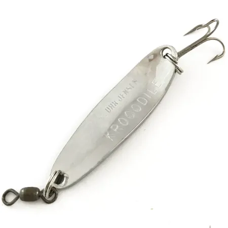 Luhr Jensen Krocodile DIE #3, нікель/малиновий, 10 г, блесна коливалка (колебалка) #6505