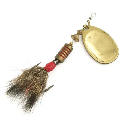 Mepps Aglia 3 dressed (з хвосту білки), золото/червоний, 7,3 г, блешня оберталка (вертушка) #6509