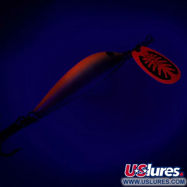  Blue Fox Vibrax Minnow Spin 2, помаранчевий/золото, 7 г, воблер #6517