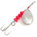 Luhr Jensen TEE Spoon, нікель/рожевий, 10 г, блешня оберталка (вертушка) #6527