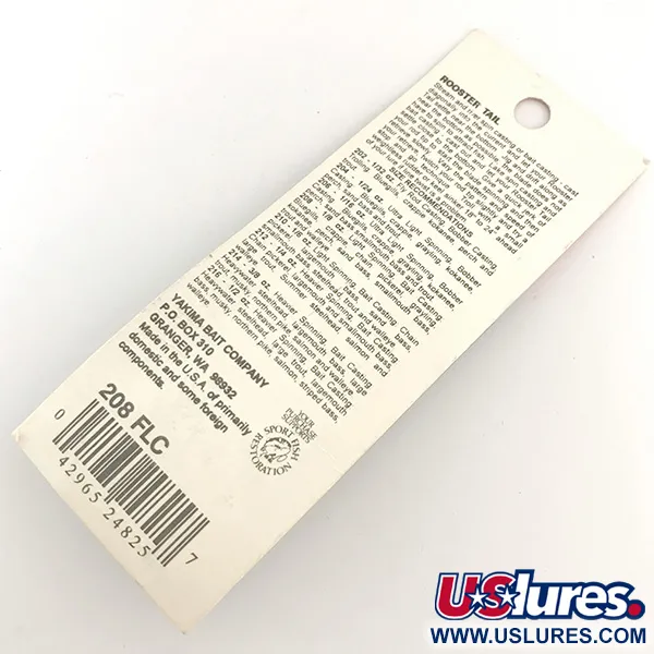 Yakima Bait Worden’s Original Rooster Tail, нікель, 3,6 г, блешня оберталка (вертушка) #6534