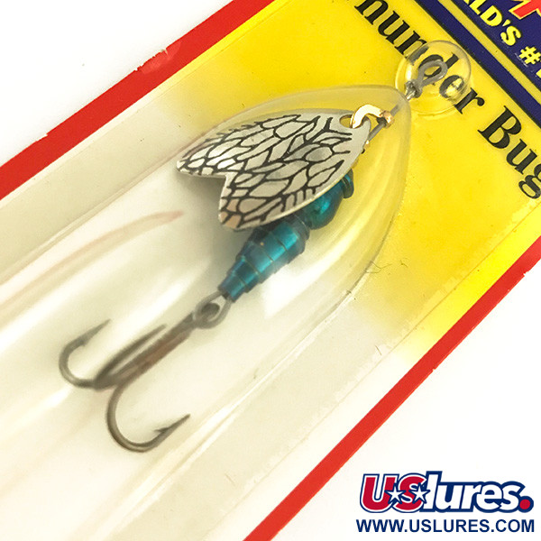  Mepps Thunder Bug, золото/синій, 4 г, блешня оберталка (вертушка) #6535