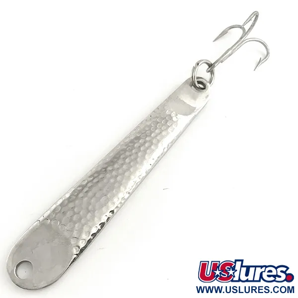  Hopkins No=Eql hammerd, карбований нікель, 60 г, блесна коливалка (колебалка) #6551