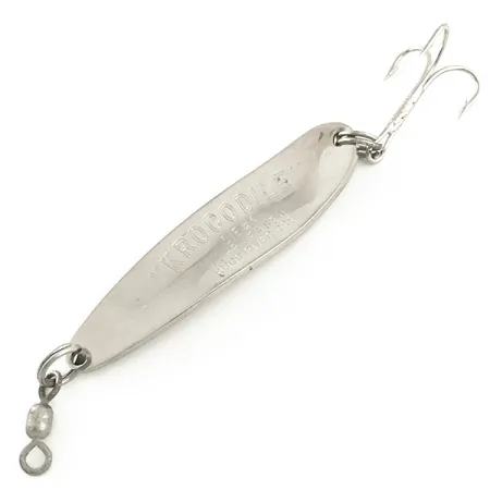 Luhr Jensen Krocodile DIE #4, нікель/червоний, 17 г, блесна коливалка (колебалка) #6554