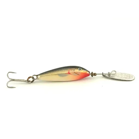 Blue Fox Vibrax Minnow Spin 1, срібло, 4 г, блешня оберталка (вертушка) #6577