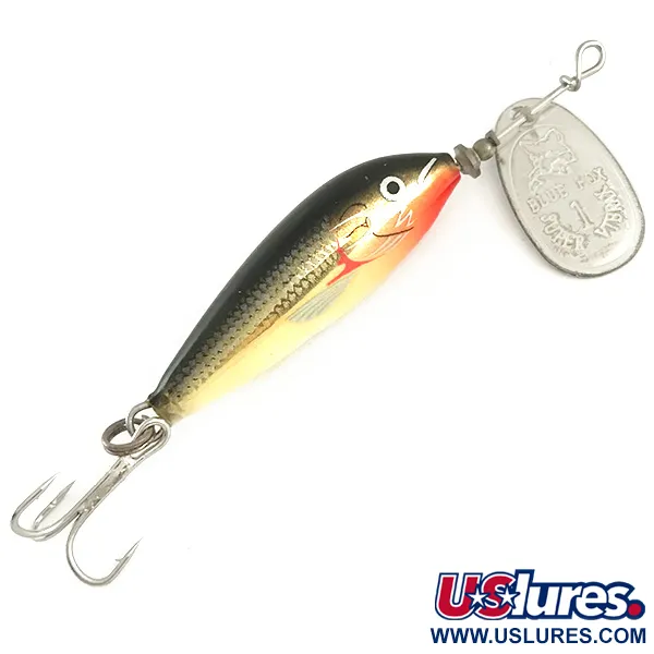  Blue Fox Vibrax Minnow Spin 1, срібло, 4 г, воблер #6577