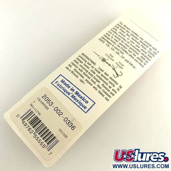  Luhr Jensen Fire Max Miracle 2 UV (світиться в ультрафіолеті), помаранчевий, 7 г, блешня оберталка (вертушка) #6580