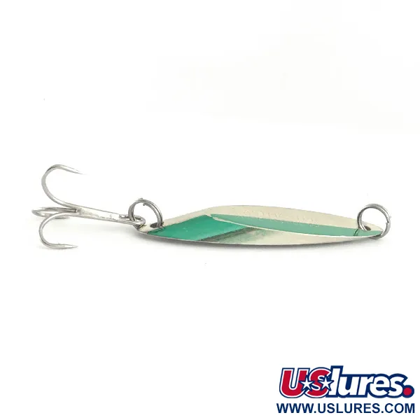 Acme Kastmaster, нікель/зелений, 14 г, блесна коливалка (колебалка) #6581