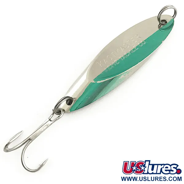 Acme Kastmaster, нікель/зелений, 14 г, блесна коливалка (колебалка) #6581