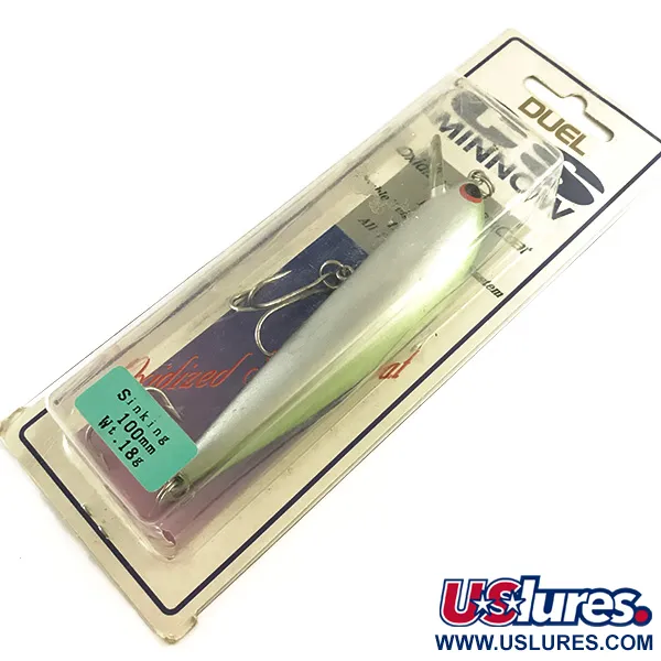 Yo-Zuri/Duel Yo-ZURI Duel CS Minnow, срібло/зелений, 18 г, воблер #6589
