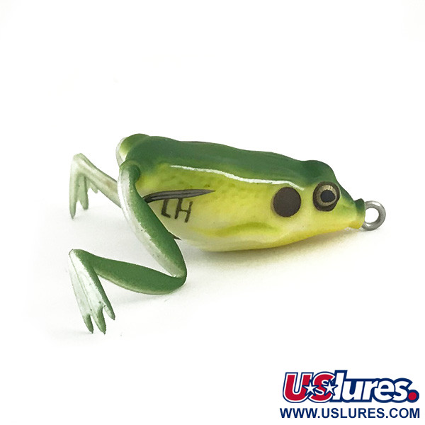 Lunkerhunt Незачіпляйка LunkerHunt Lunker Frog, зелений/жовтий, 7 г, до рибалки #6591