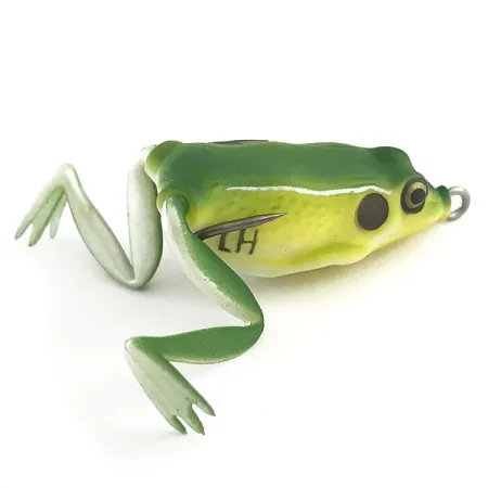 Lunkerhunt Незачіпляйка LunkerHunt Lunker Frog, зелений/жовтий, 7 г, воблер #6591