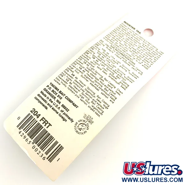 Yakima Bait Worden’s Original Rooster Tail, , 1,24 г, блешня оберталка (вертушка) #6597