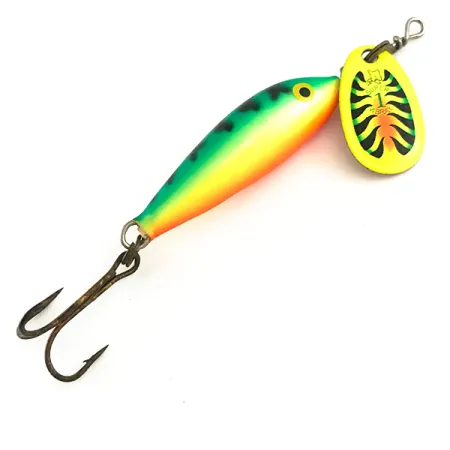 Blue Fox Vibrax Minnow Spin 1 UV (світиться в ультрафіолеті)