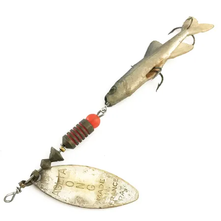 Mepps Aglia Long 2 Mino, срібло, 9 г, блешня оберталка (вертушка) #6602