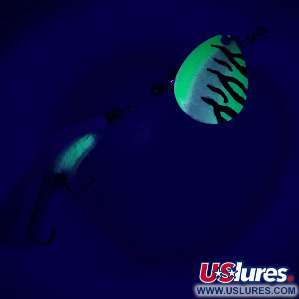  Joe's Flies UV (світиться в ультрафіолеті), Fire Tiger, 6 г, блешня оберталка (вертушка) #6604