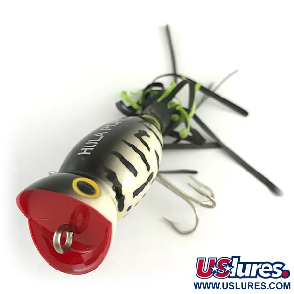  Fred Arbogast Hula Popper, білий тигр/червоний, 10 г, воблер #6617