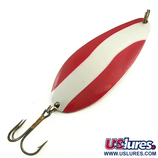  Blue Fox Strobe Tear Drop Spoon, червоний/білий/срібло, 21 г, блесна коливалка (колебалка) #6625