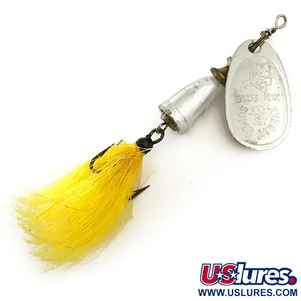  Blue Fox Super Vibrax 2 Foxtail, срібло, 6 г, блешня оберталка (вертушка) #6643