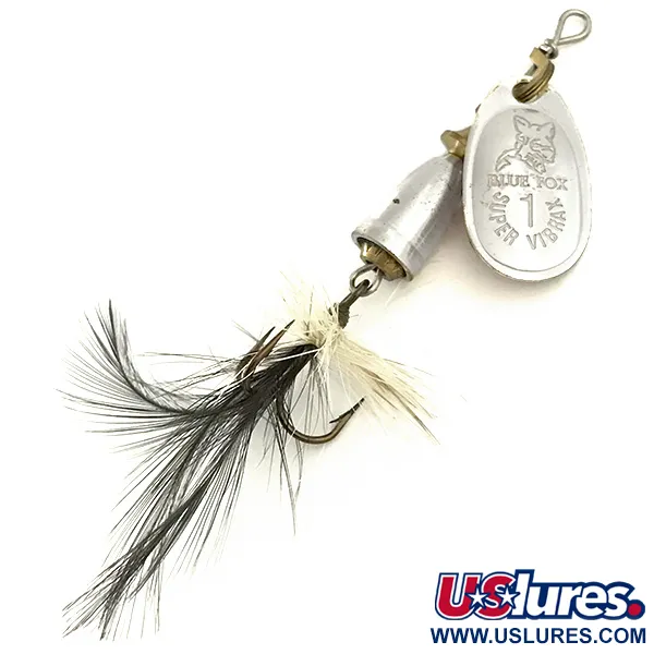  Blue Fox Super Vibrax 1, срібло, 4 г, блешня оберталка (вертушка) #6644