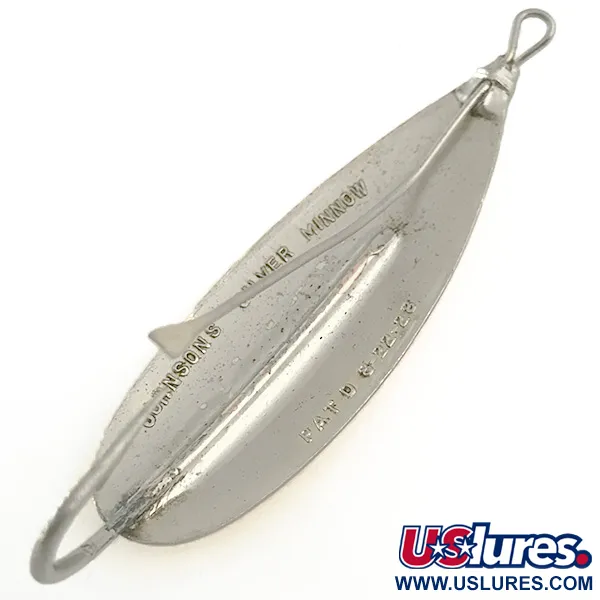  Незачіпляйка Johnson Silver Minnow, мідь/срібло, 9 г, блесна коливалка (колебалка) #6647