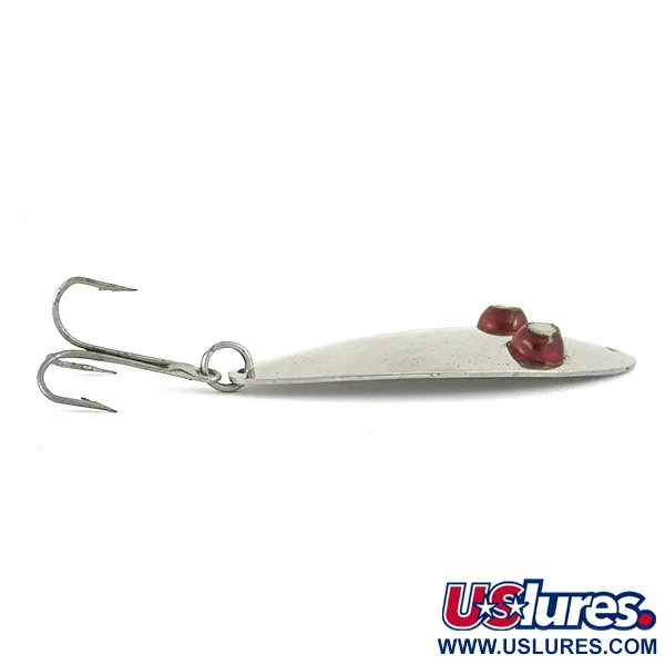  Paul Bunyan Flash eye spoon, нікель/червоні очі, 17 г, блесна коливалка (колебалка) #6649