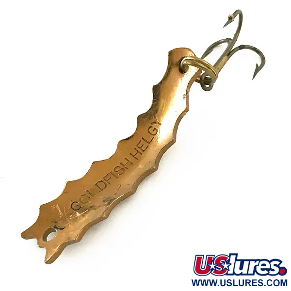 Al's gold fish Goldfish Helgy, мідь/червоний, 5,5 г, блесна коливалка (колебалка) #6650